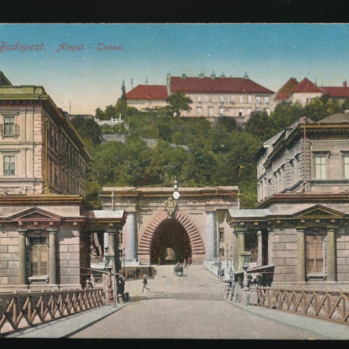 AK aus Budapest Alagut - Tunnel Ungarn (189)