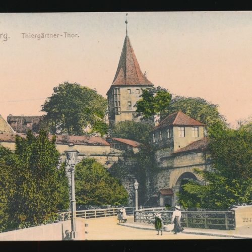 AK aus Nürnberg Thiergärtner - Thor Bayern (200)