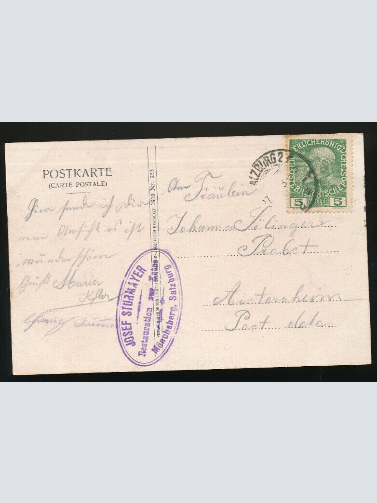 AK aus Salzburg Luftbild (280)