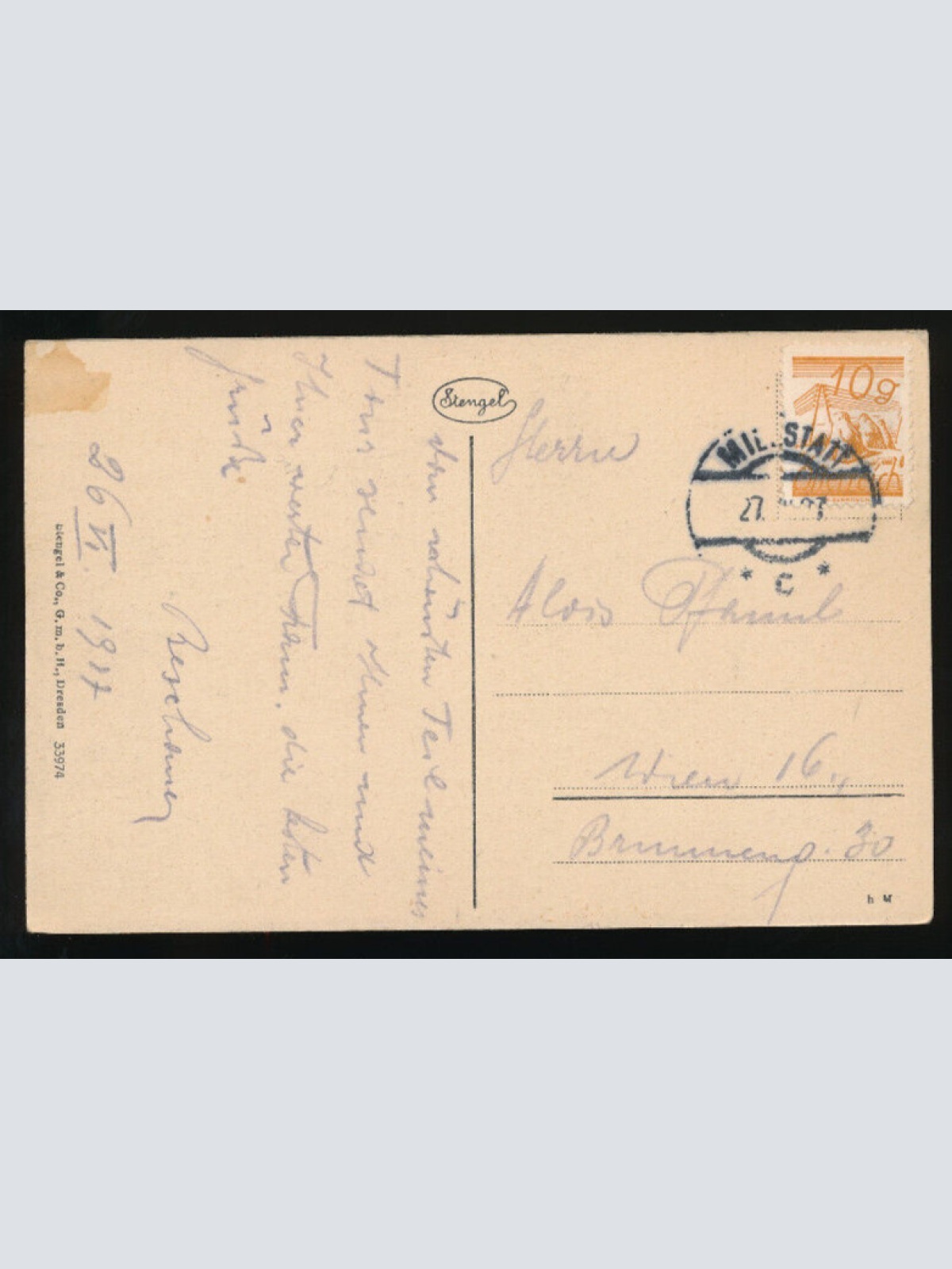 AK aus Millstatt am See Strandpartie beim Kurpark Kärnten (163)