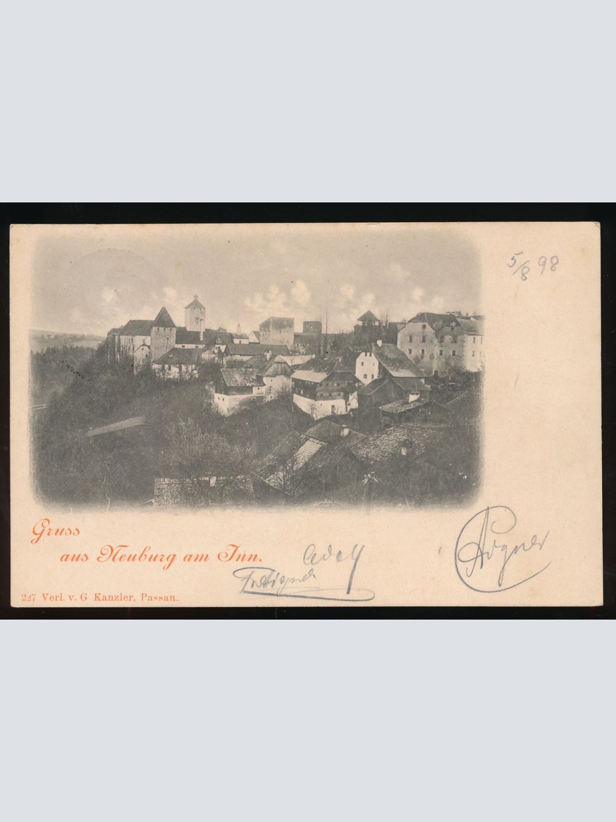 AK gruss aus Neuburg am Inn Deutschland (198)