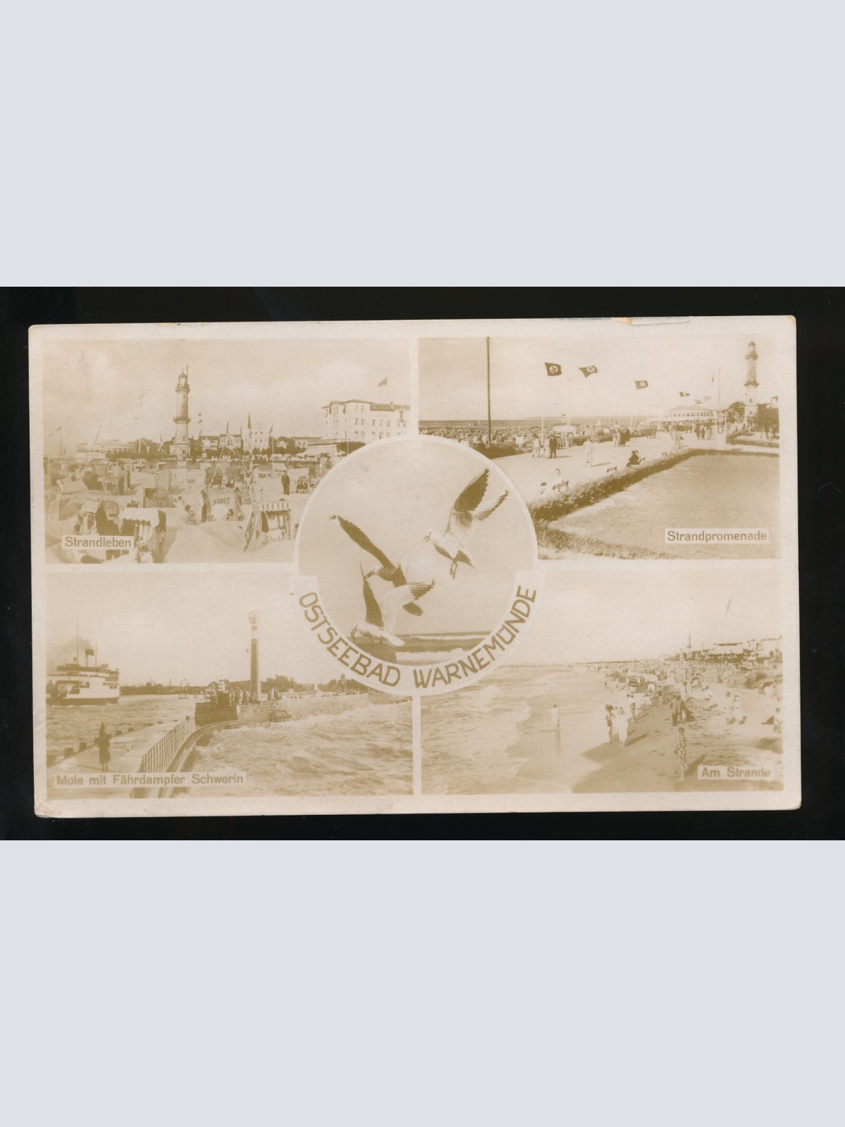 AK aus Warenmünde Ostseebad Mehrbildkarte Mecklenburg-Vorpommern (267)