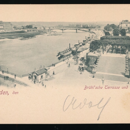 AK aus Dresden Brühls Terasse Sachsen (16)