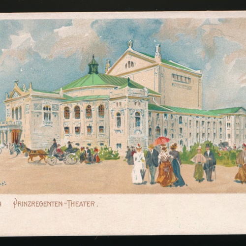 AK aus München mit Prinzregenten-Theater Bayern (111)