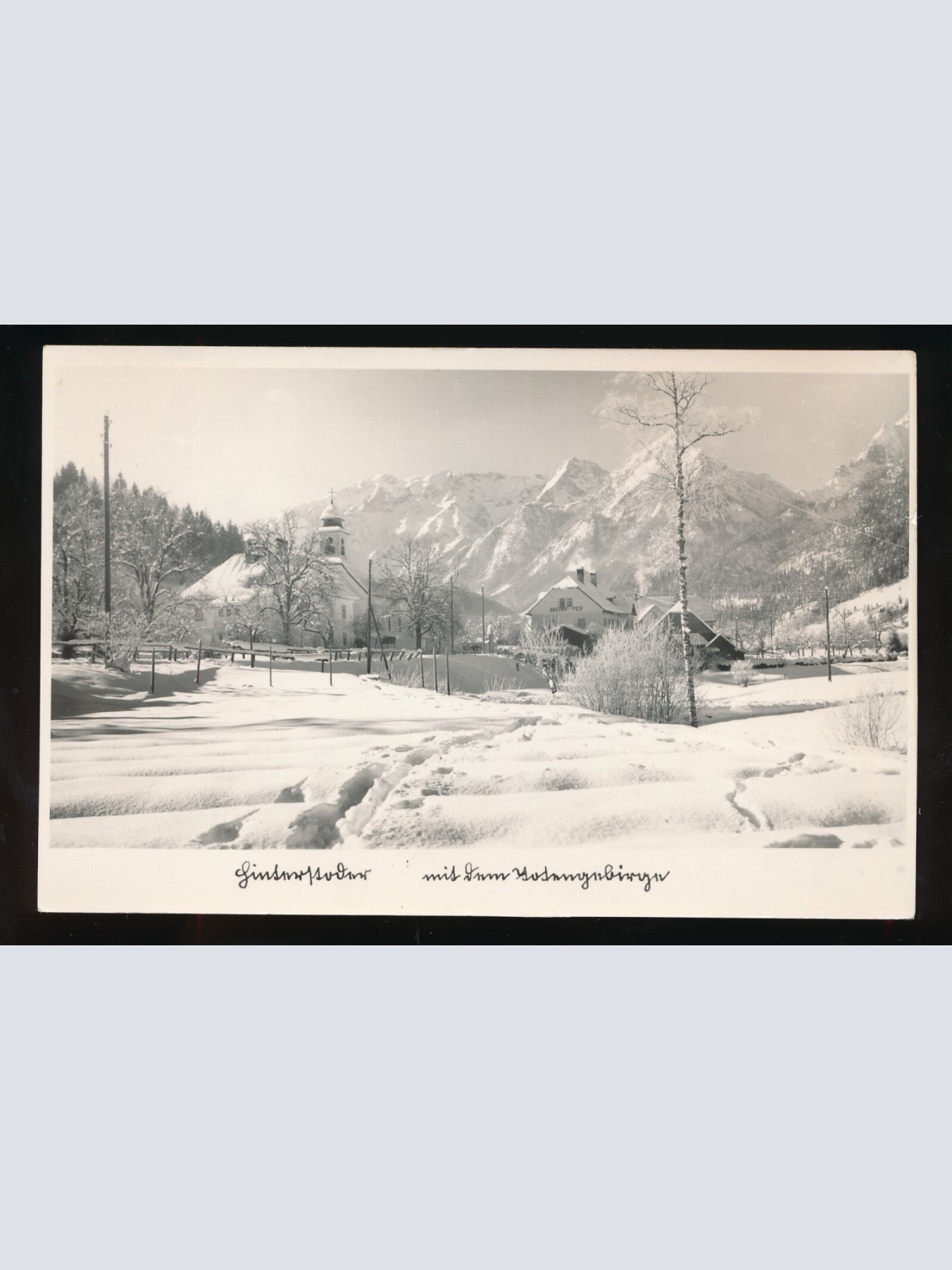 AK aus Hinterstoder Winterkarte Oberösterreich (205)