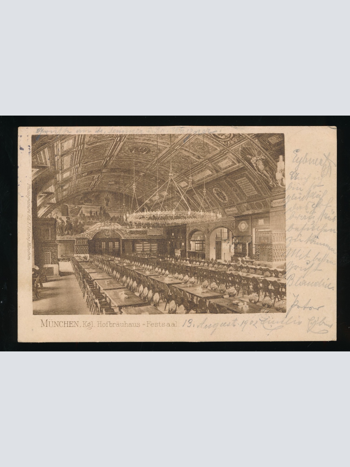 AK aus München Kgl. Hofbräuhaus Festsaal Bayern (117)