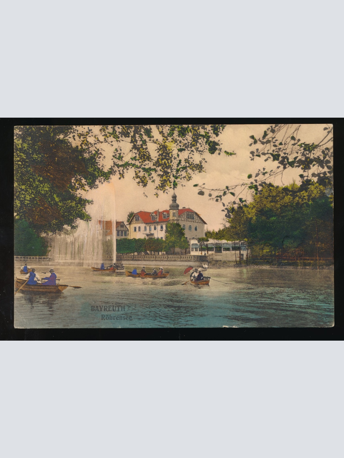 AK aus Bayreuth Röhrensee Bayern (103)