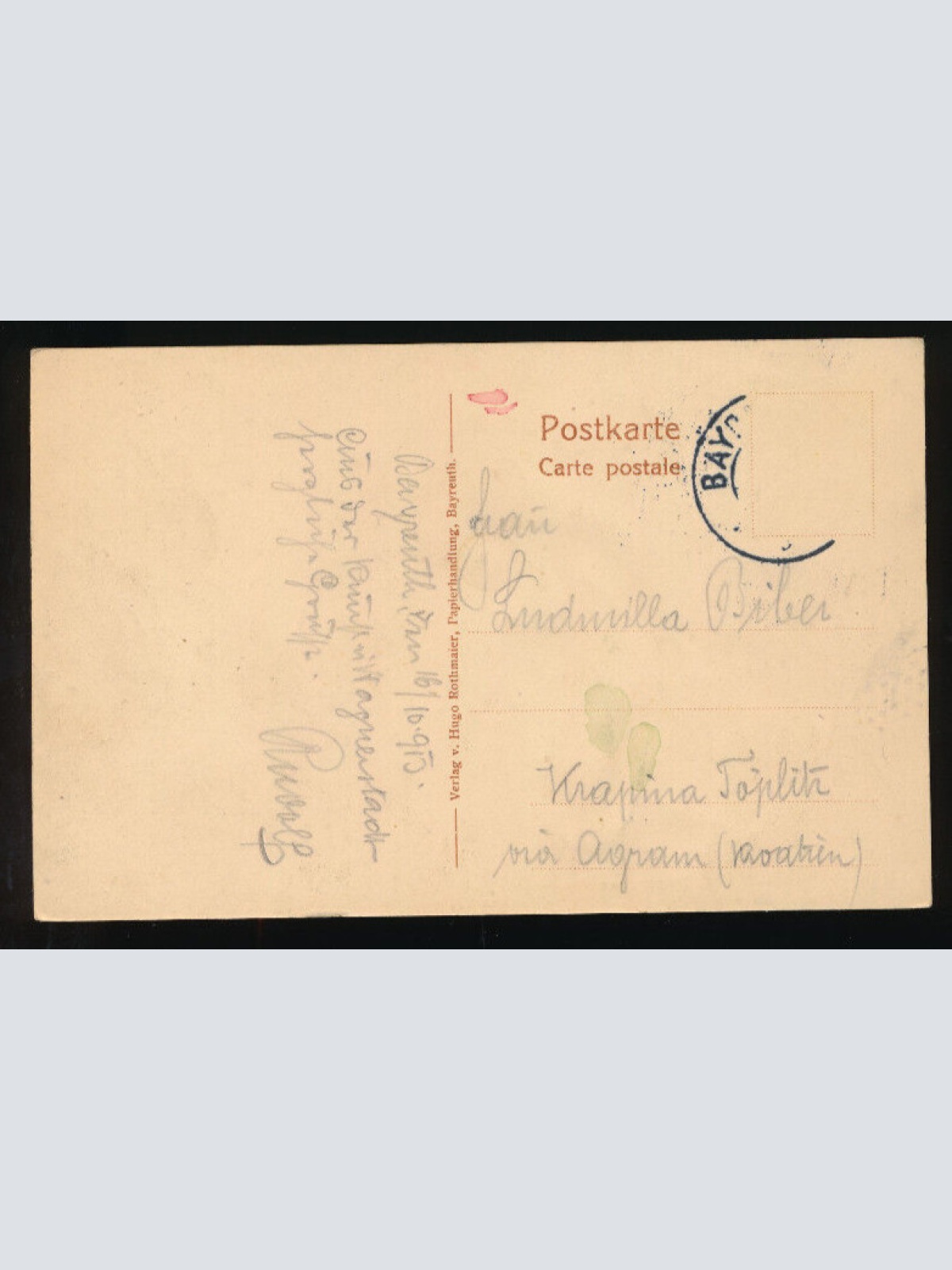 AK aus Bayreuth Röhrensee Bayern (103)