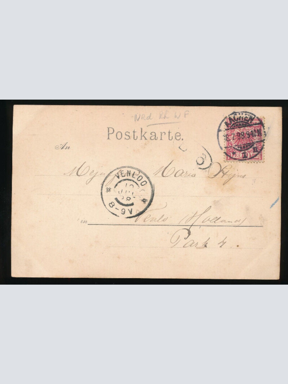 AK gruss aus Aachen Waldschenke N.R.W (31)