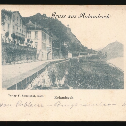 AK gruss aus Rolandseck 1897 Rheinland-Pfalz (107)