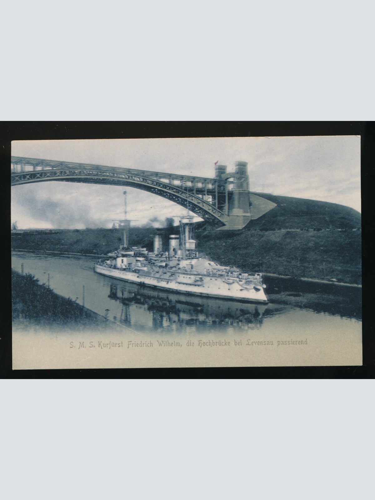 AK vom der S.M.S. Kurfürst Freidrich Wilhelm Dampfer (247)