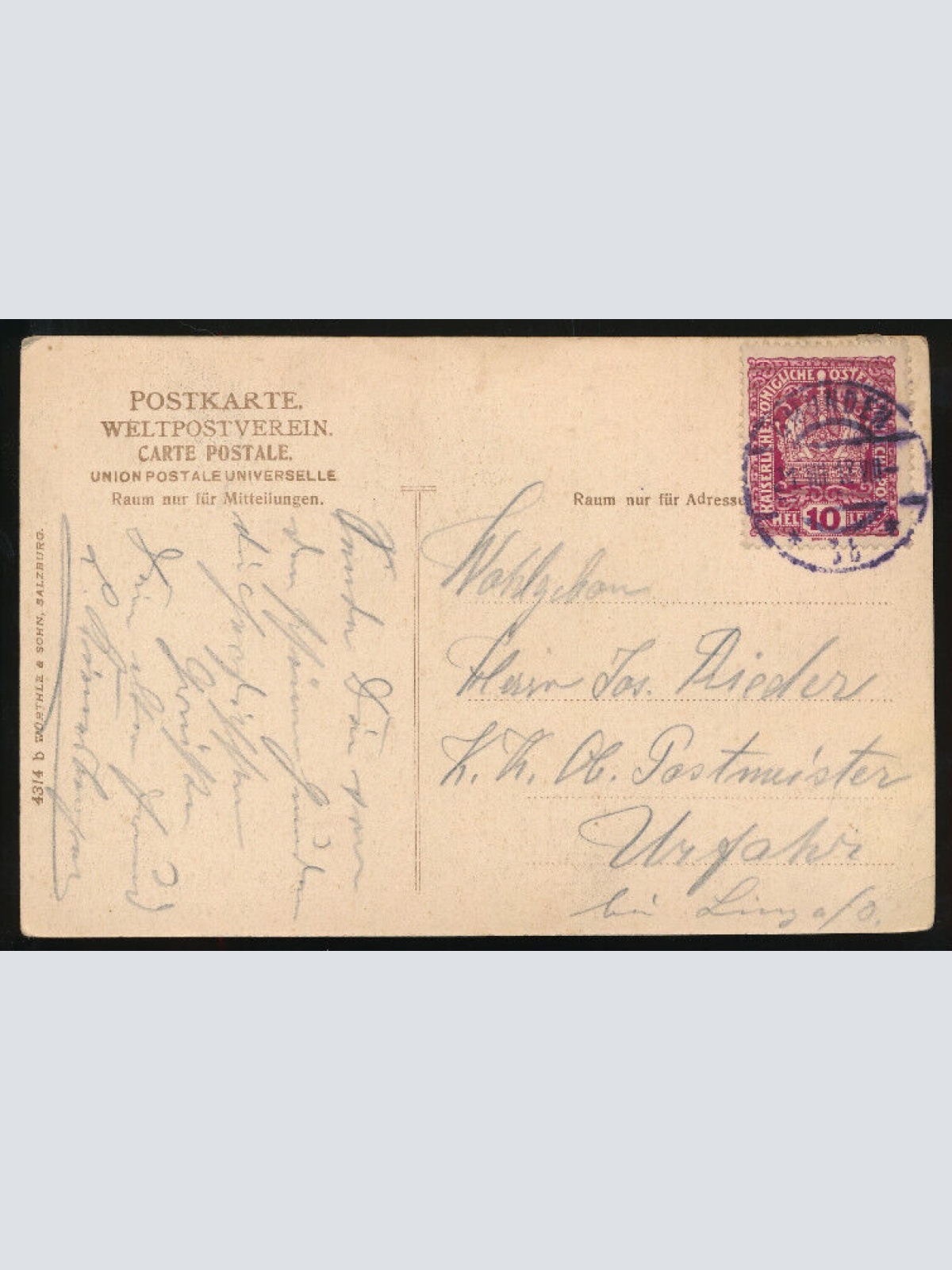 AK aus Gmunden Esplanade Oberösterreich (946)