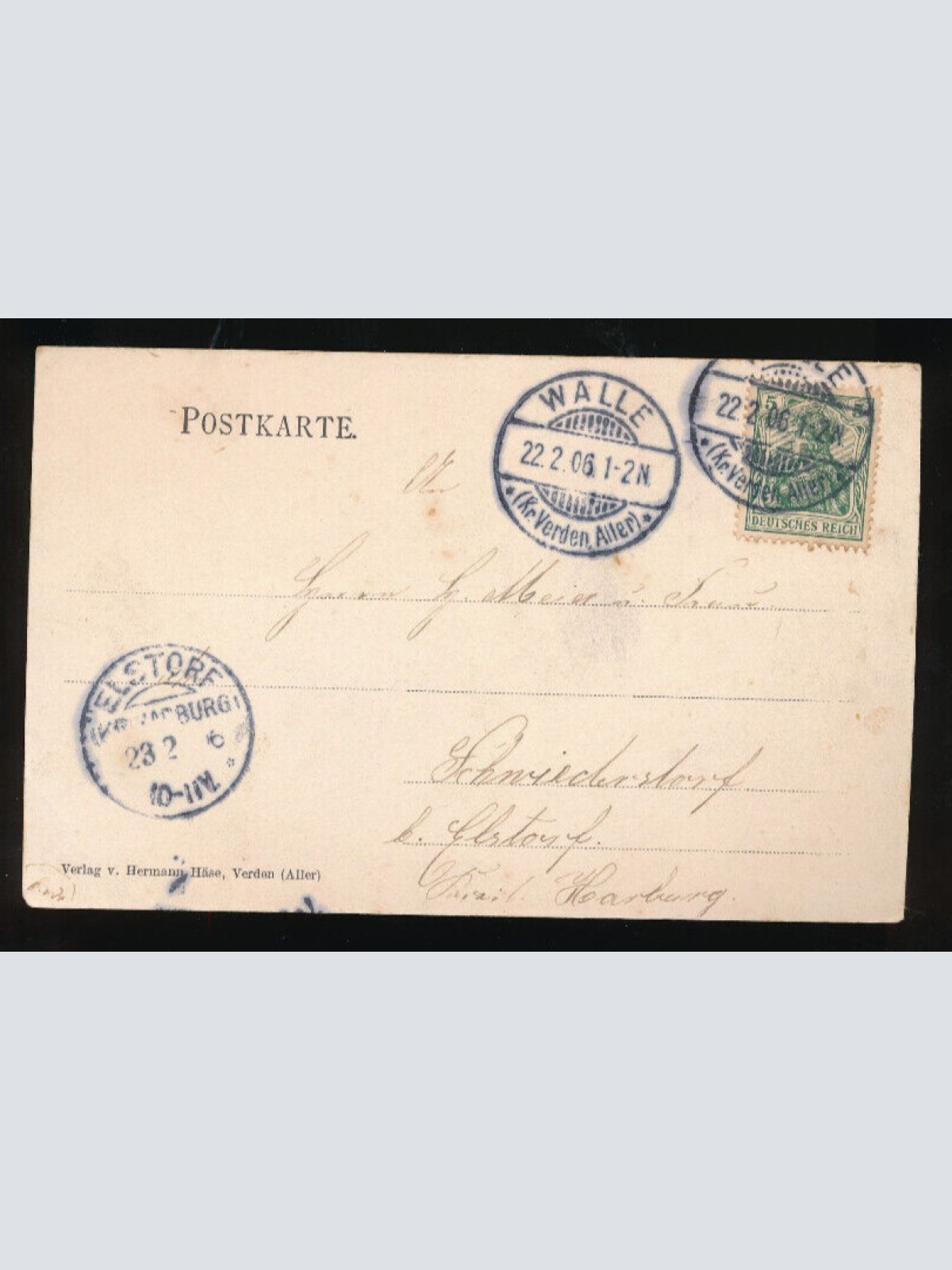 AK aus Walle, Heidkrug mit Kutsche (526)