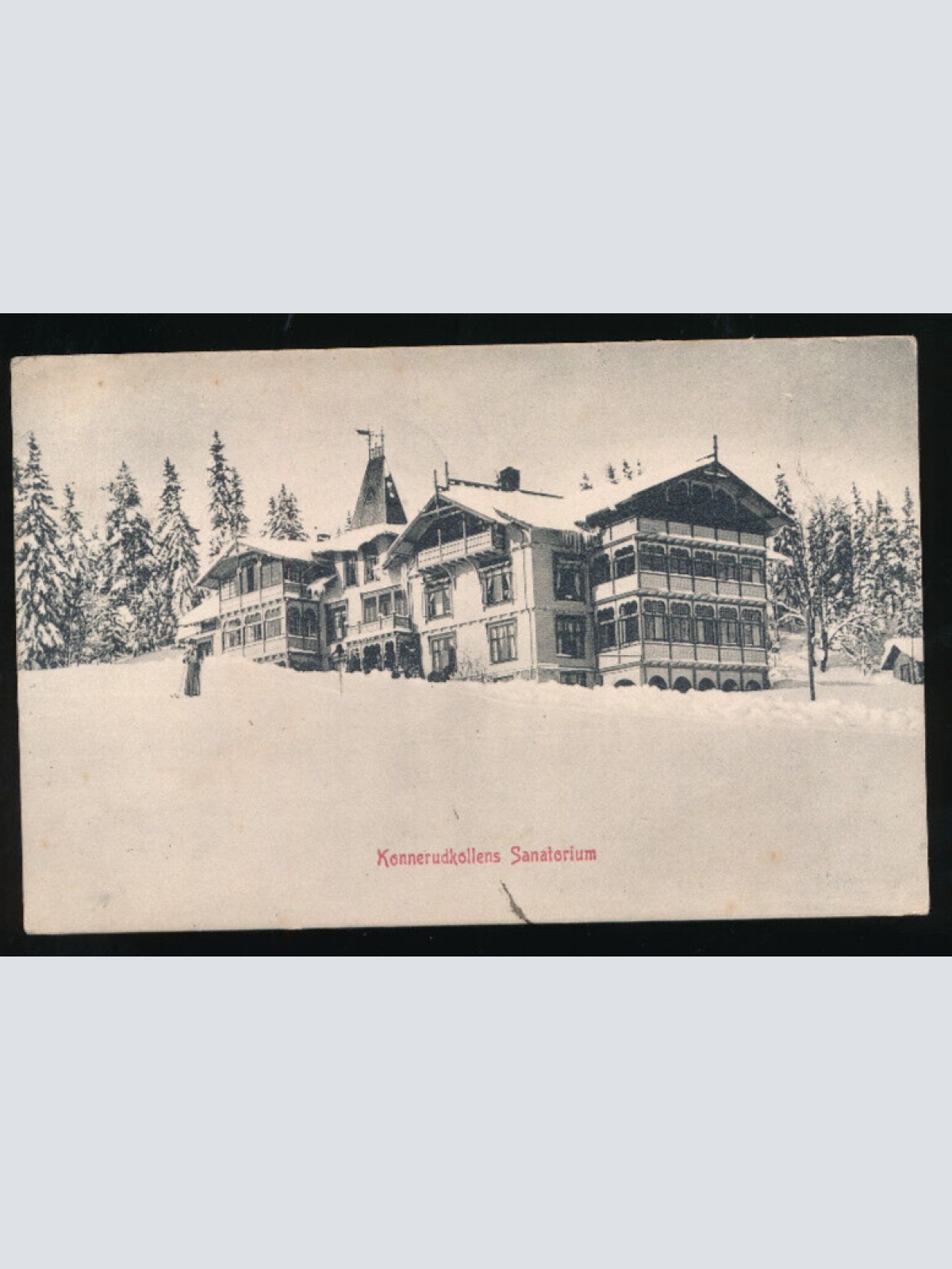 Winter - Karte vom Konnerudkollens Sanatorium Norwegen (926)