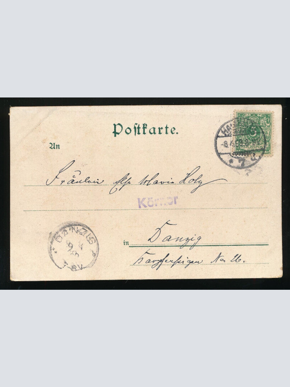 Litho-Karte Gruß aus Hamburg Reimersbrücke - Fleth (536)