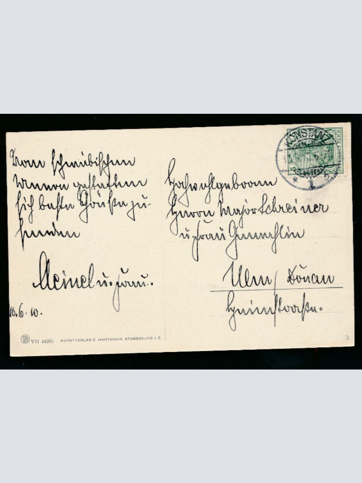 AK aus Konstanz Hafeneinfahrt Baden-Württemberg mit Dampfer (531)