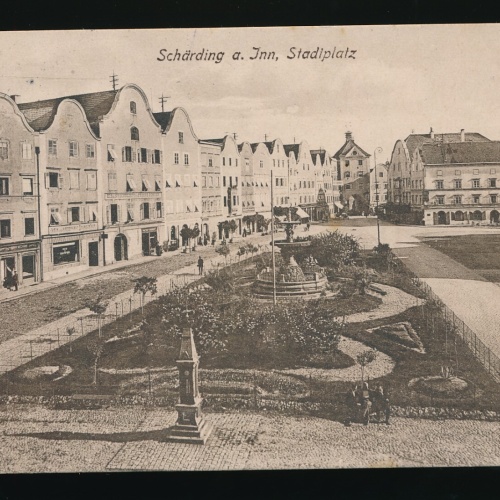 AK aus Schärding am Inn Stadtplatz Oberösterreich Österreich (428)