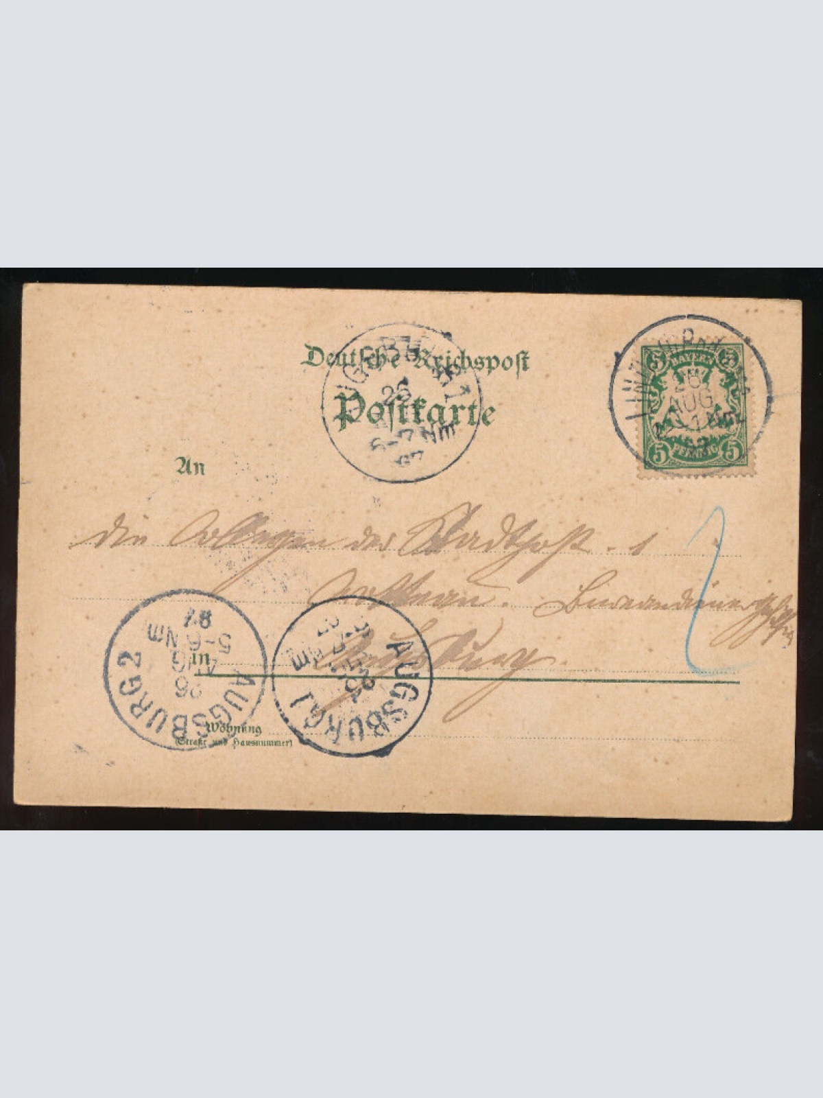 Litho-Karte gruss aus Lindau im Bodensee Bayern (884)