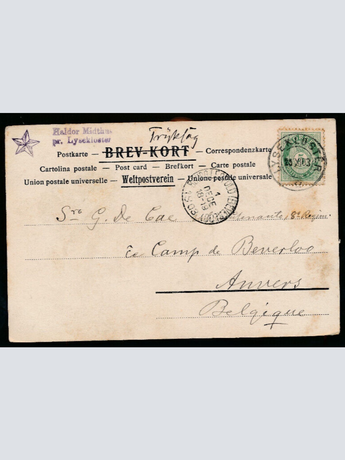 AK aus Bergen Udsigt frs Floivien Norwegen (927)