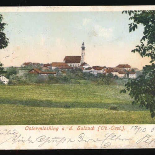 AK aus Ostermiething sn der Salzach Oberösterreich (861)