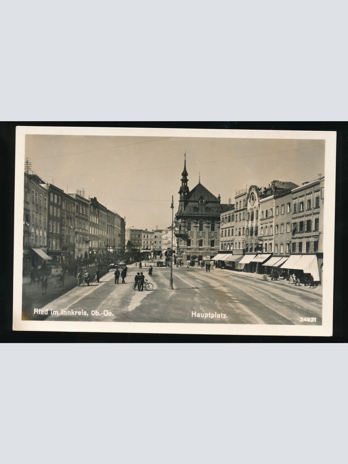 AK aus Ried im Innkreis Hauptplatz Oberösterreich (492)