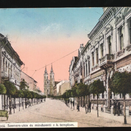 AK aus Üdvözlet Miskolcrol Ungarn (877)