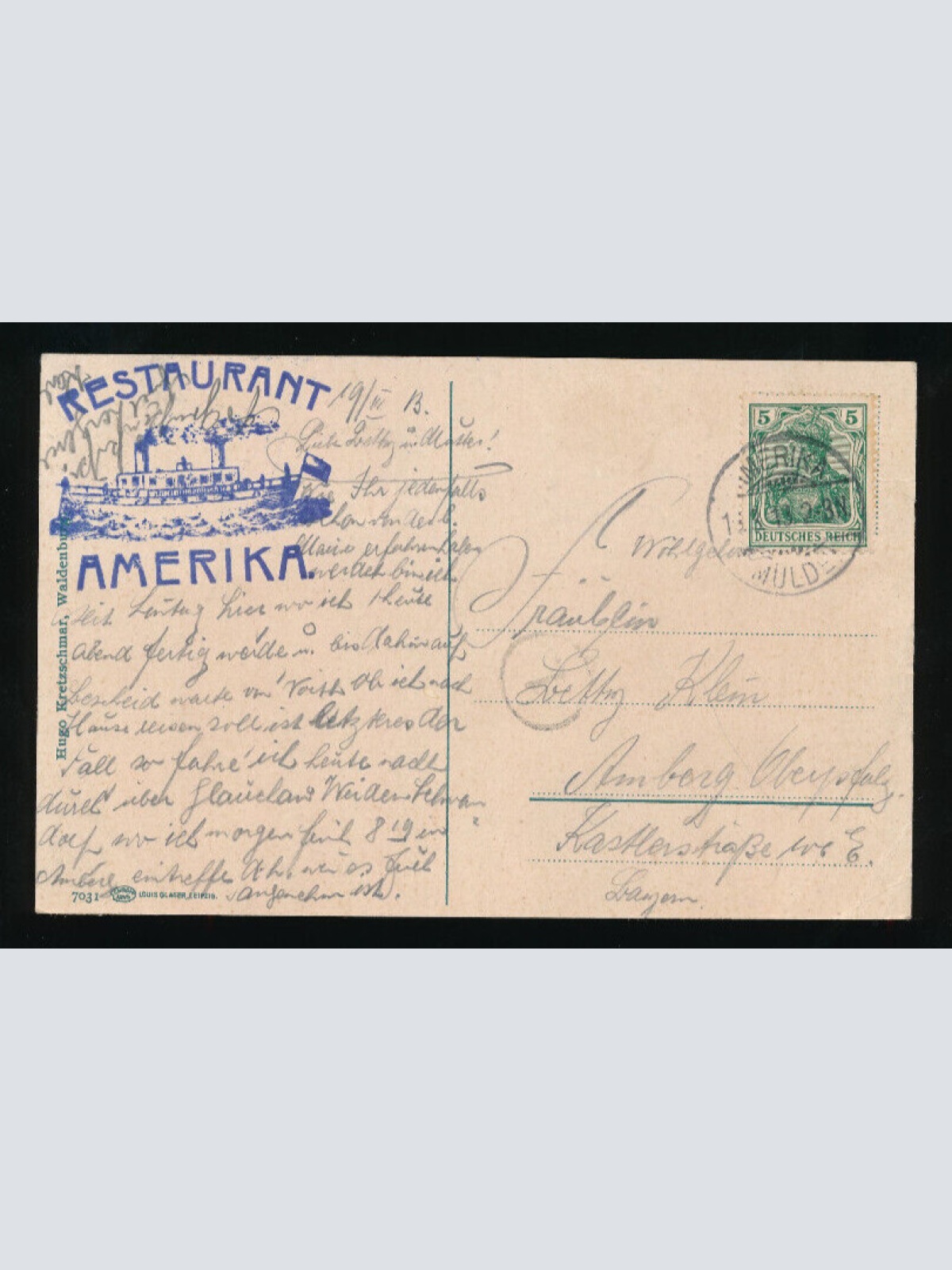 AK gruss aus Amerika Niedersachsen (477)