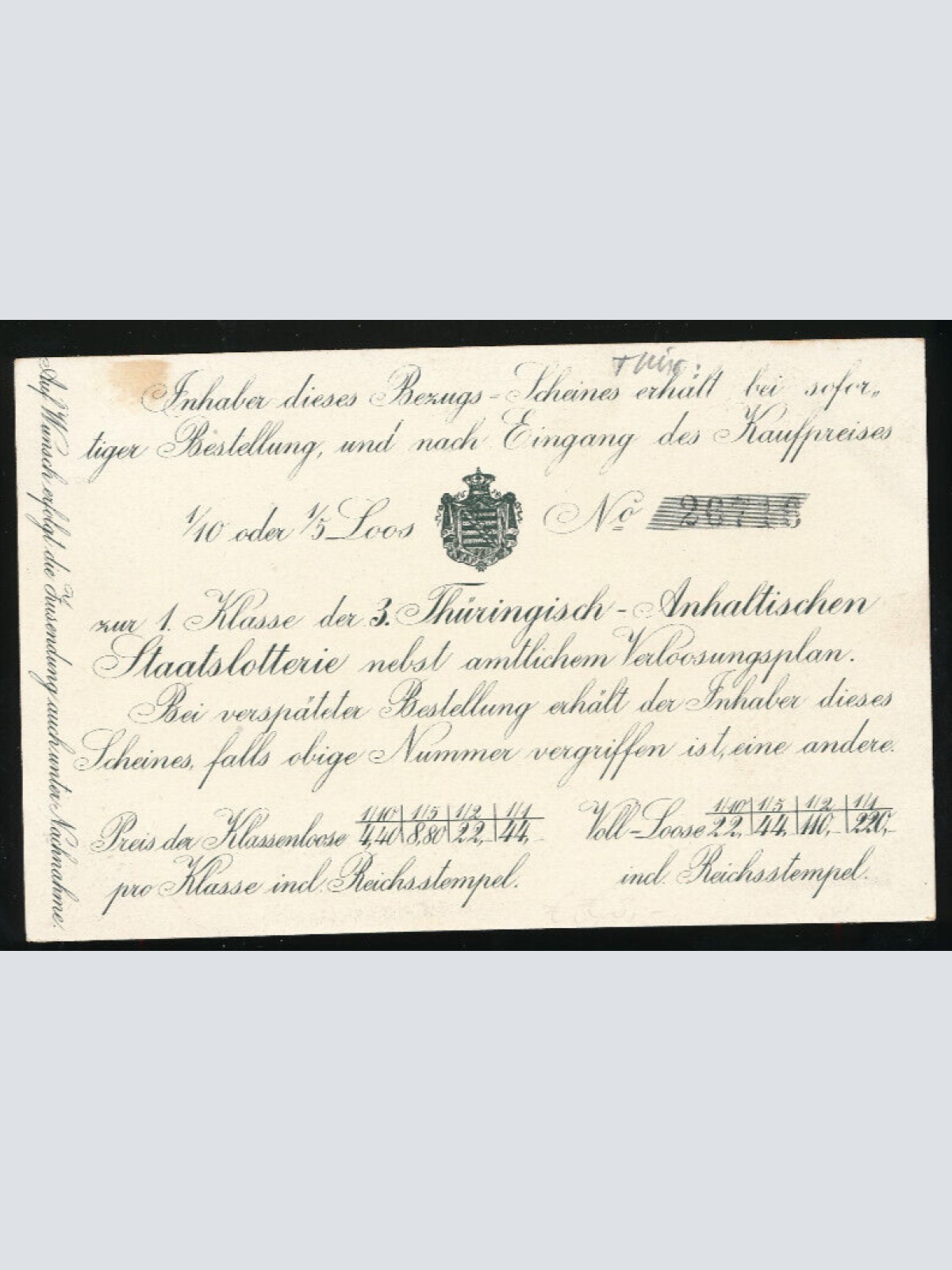 Litho-Karte aus Dornburg Hessen (881)