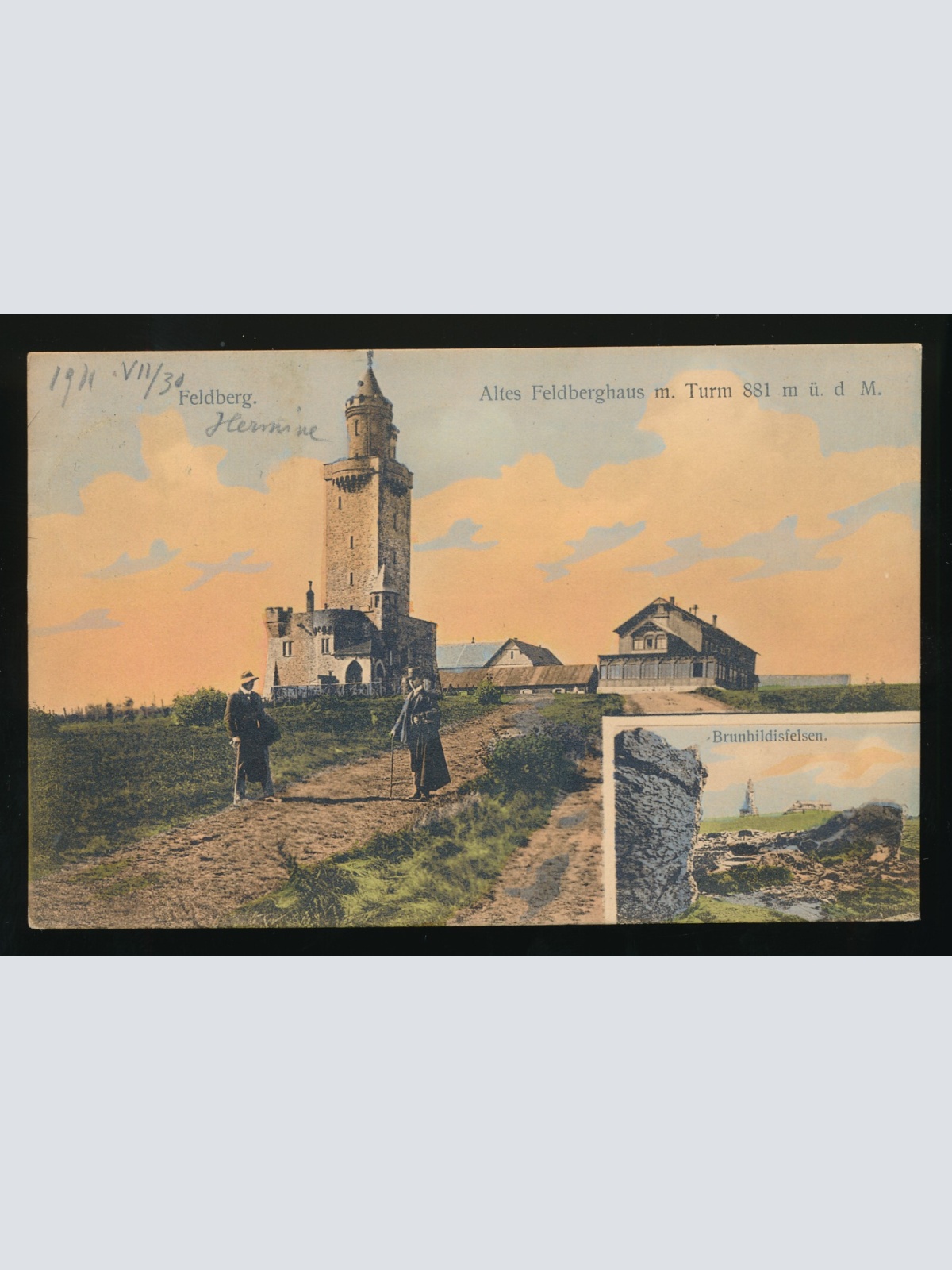 AK aus Feldberg Altes Feldberghaus Baden-Württemberg (201)