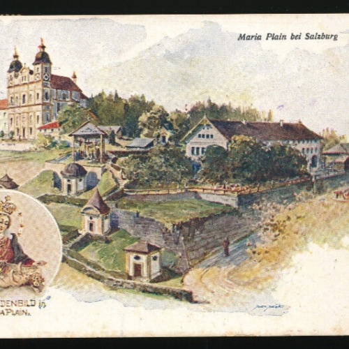 AK aus Maria Plain bei Salzburg mit Gnadenmutter (941)