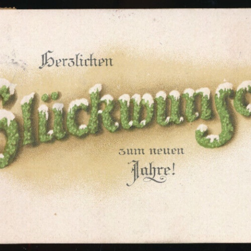 AK Herzlichen Glückwunsch zum neuen Jahre (939)