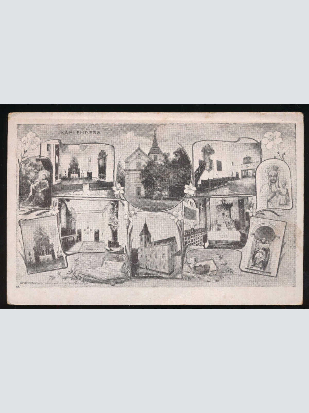 AK aus Wien vom Kahlenberg Mehrbildkarte Wien (1103)