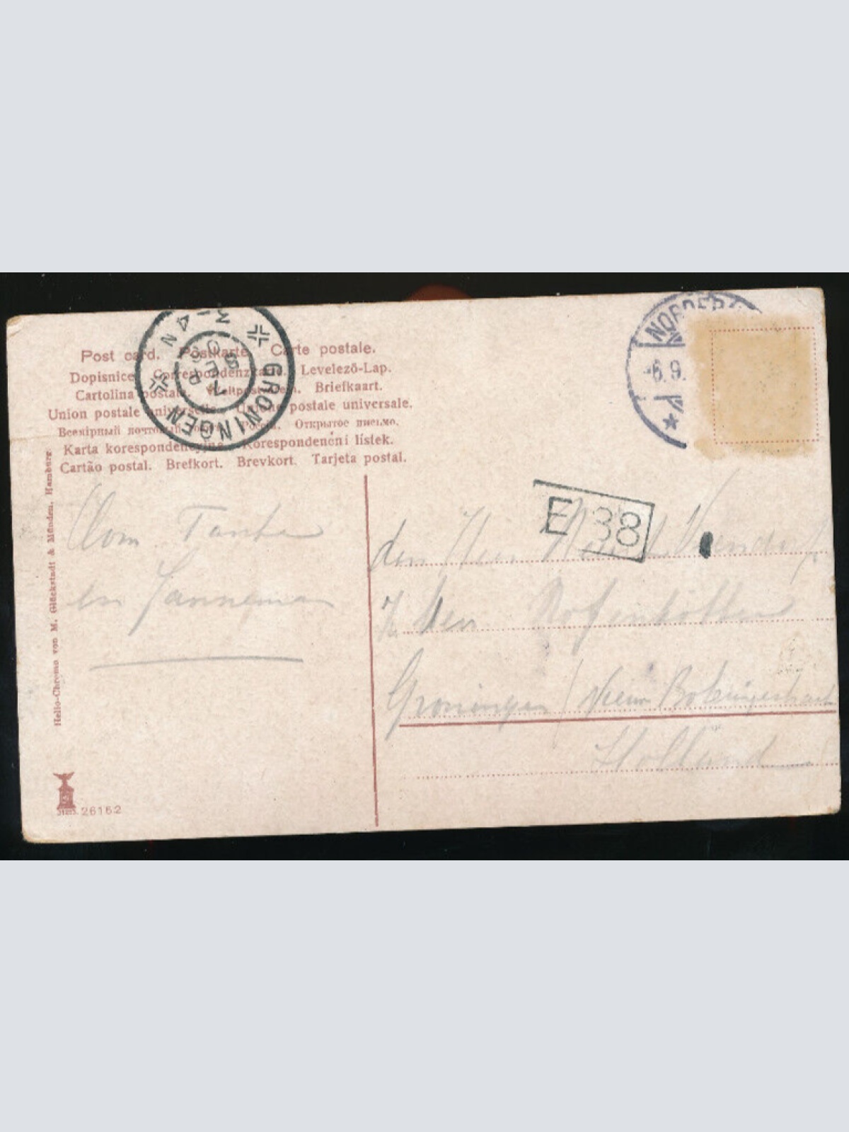 AK aus Norderney Strand und Dünen mit Menschen Niedersachsen (1100)