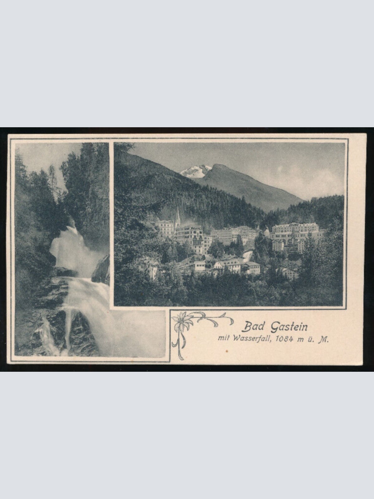 AK aus Bad Gastein mit Wasserfall Salzburg (1193)