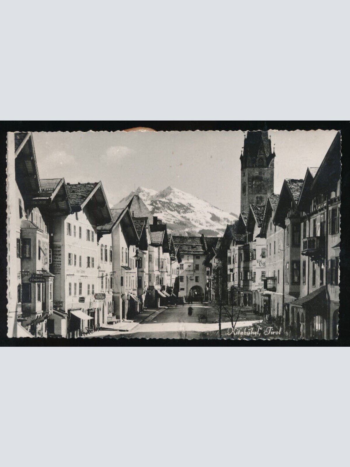 AK aus Kitzbühel Straßenansicht Tirol (1213)