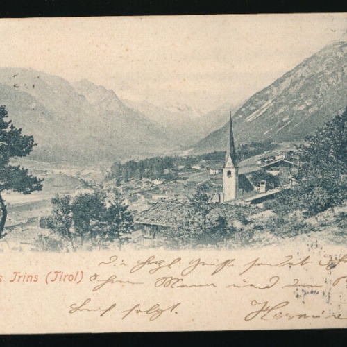 AK gruss aus Trins Tirol (1055)
