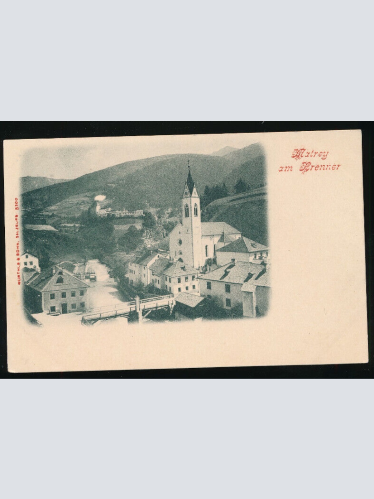 AK aus Matrei am Brenner Tirol (1037)