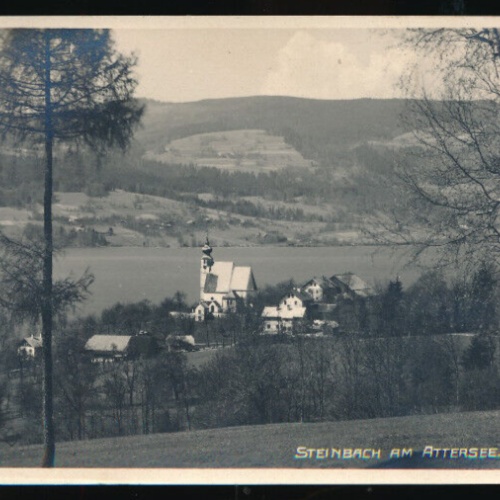 AK aus Steinbach am Attersee Oberösterreich (1077)