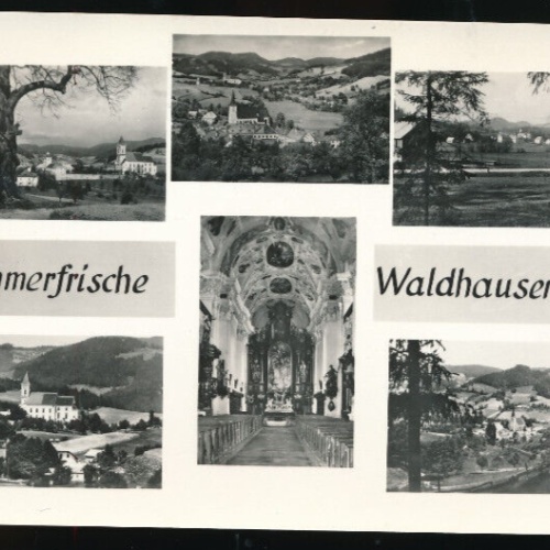 AK aus Waldhausen Mehrbildkarte Oberösterreich (1066)