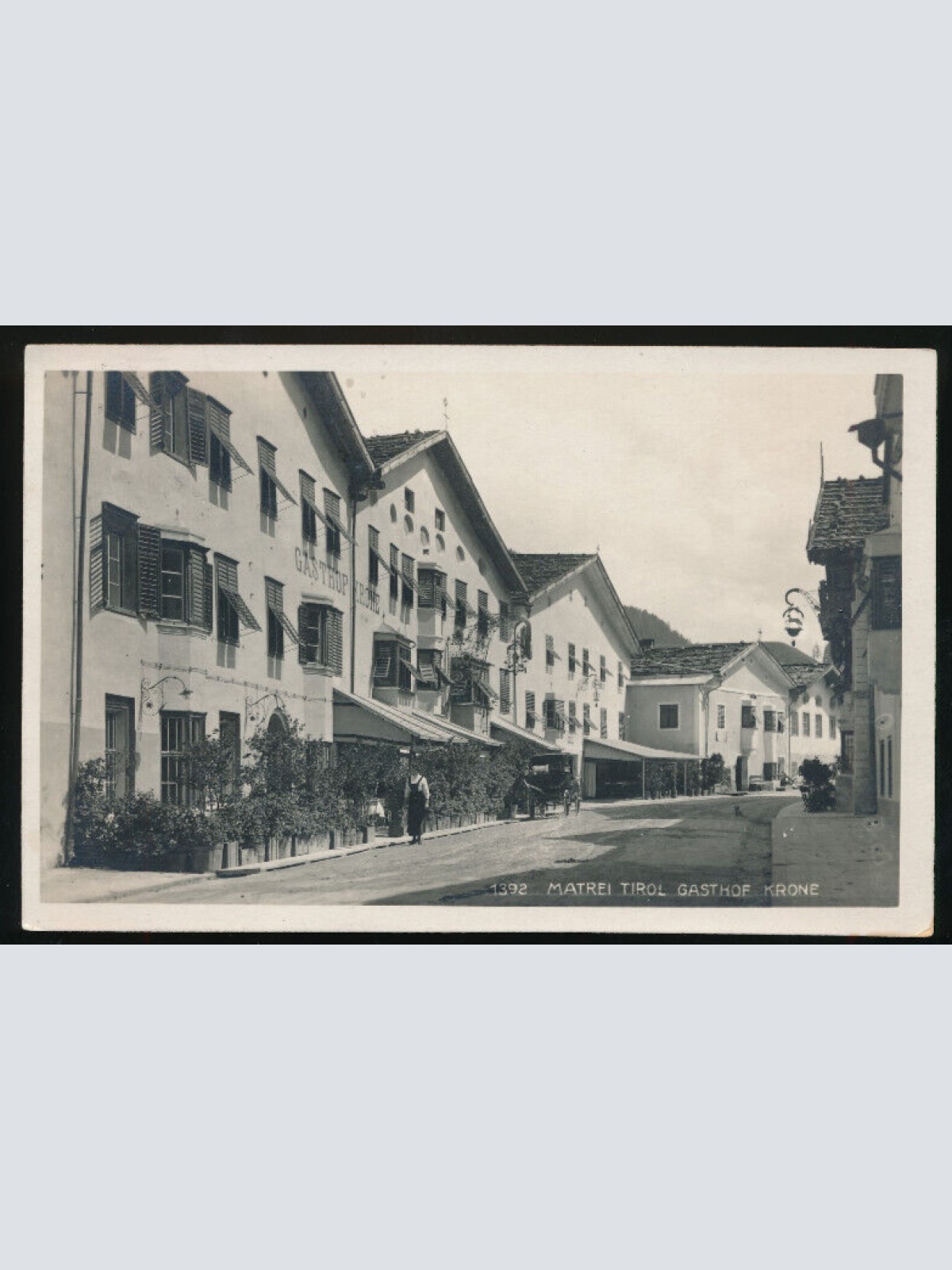 AK aus Matrei am Brenner mit Gasthof KroneTirol (756)