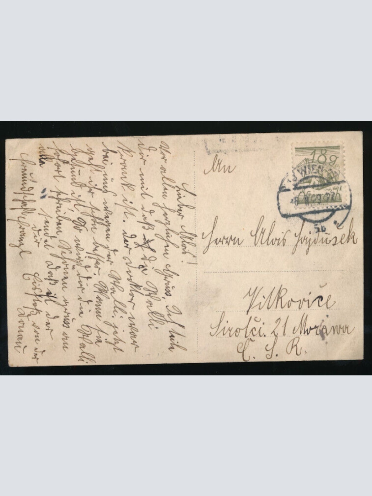 AK aus Wien der Eisstoss im Feber 1929 mit Reichsbrücke (818)