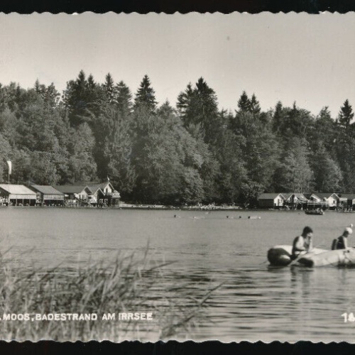 AK aus Zell a. Moos Badestrand am Irrsee Oberösterreich (1449)