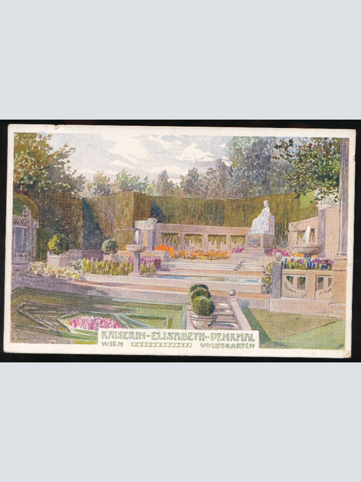 AK aus Wien Kaiserin Elisabeth Denkmal  (1472)