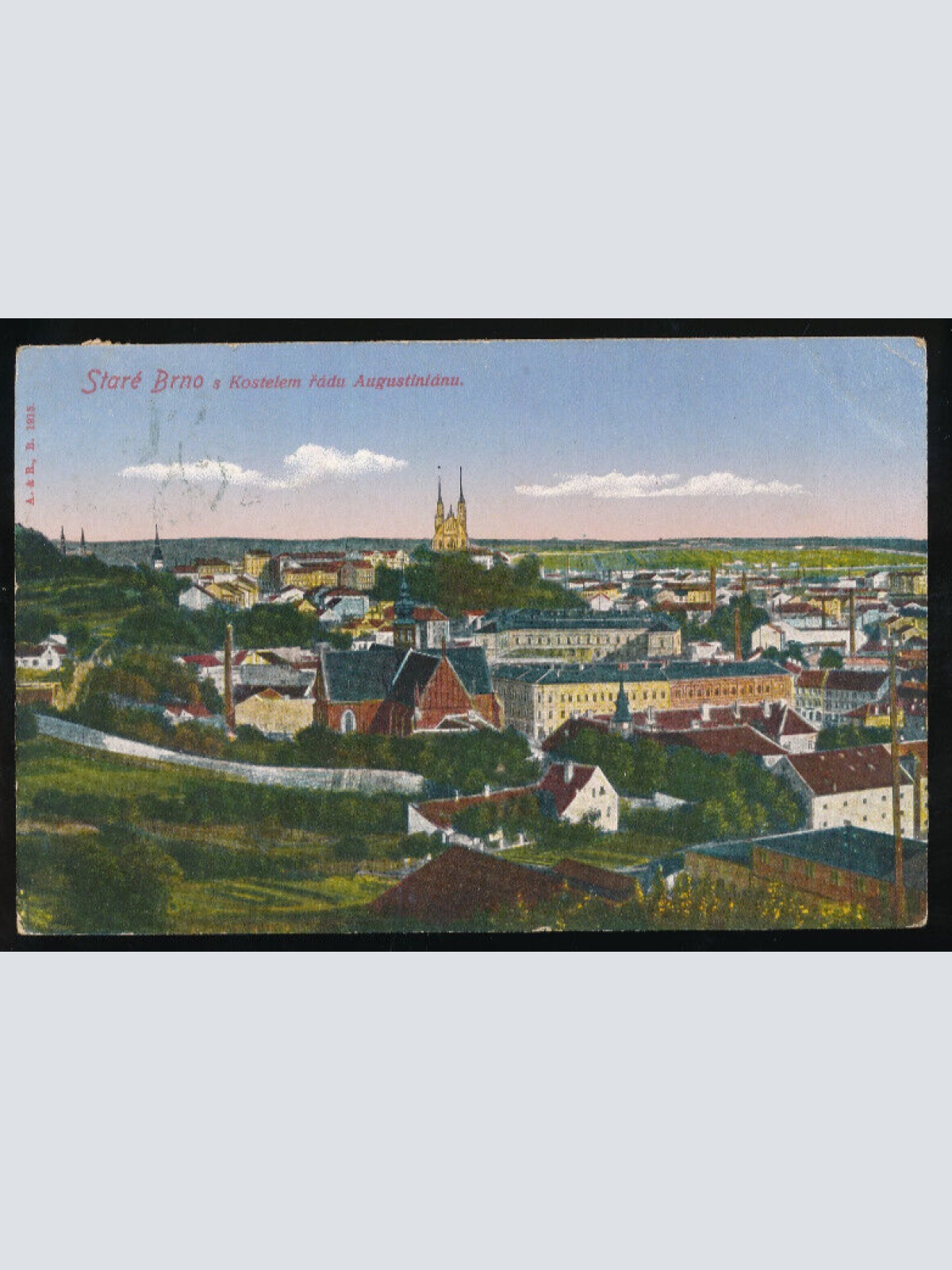 AK aus Stare Brno Kostelem radu Augustinianu Tschechien (1424)