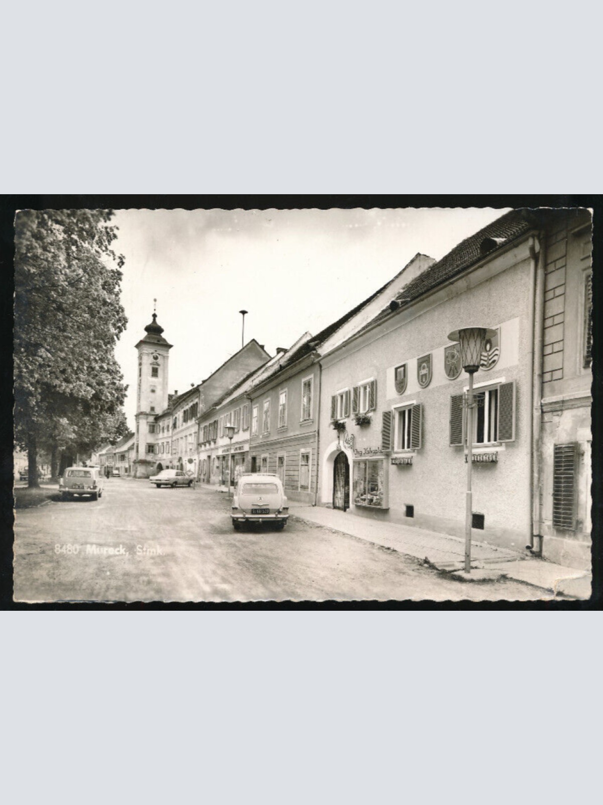 AK aus Mureck mit Oldtimer Alte Autos Steiermark (1498)