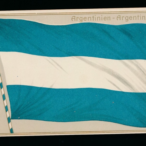 Präge-Karte Flaggen - Flaggs, Argentinien - Argentine (353)