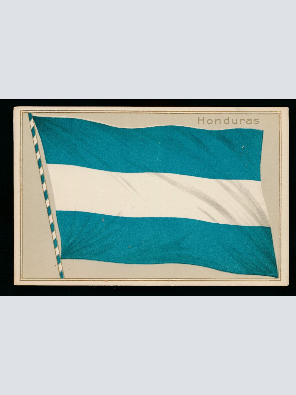 Präge-Karte Flagge - Flaggs Honduras (289)