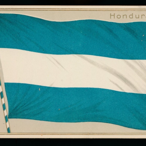 Präge-Karte Flagge - Flaggs Honduras (289)