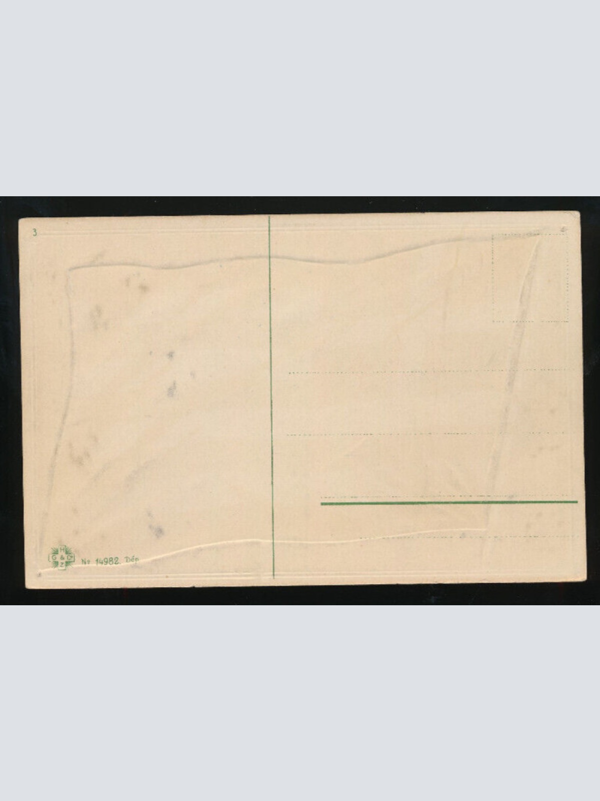 Präge-Karte Flagge - Flaggs Griechenland - Gréce Europa (392)