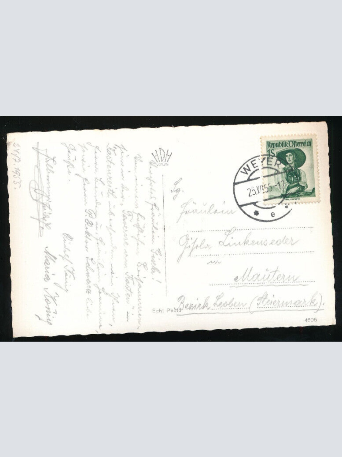 AK aus Weyer an der Enns mit Rapoldeck Oberösterreich (1398)